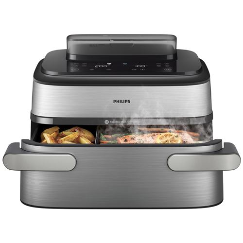 Friteuse Sans Huile Philips Série 5000 Double Megabasket 9;5 L NA565/02