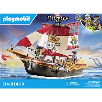 70411 - Playmobil Pirates - Bateau pirates Playmobil : King Jouet