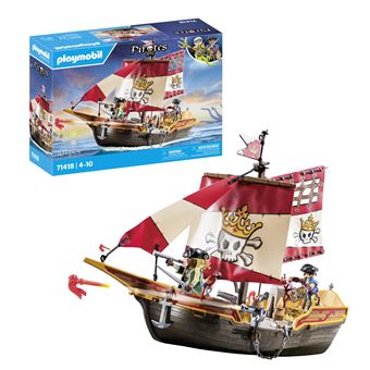 70411 - Playmobil Pirates - Bateau pirates Playmobil : King Jouet
