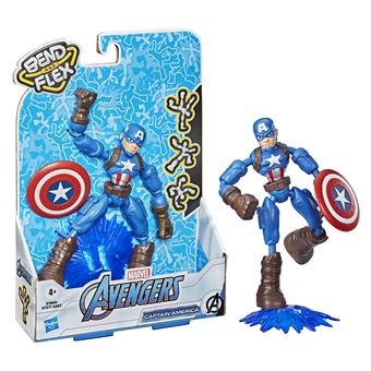 Figurine Avengers Marvel Bend and Flex 15 cm Modèle aléatoire