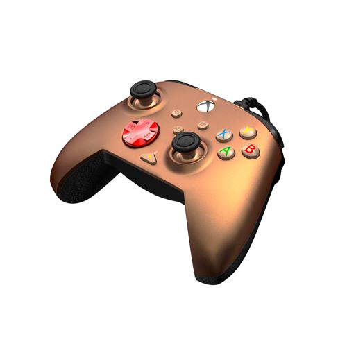 Pdp Rematch Advanced Bedrade Controller voor Xbox XS Xbox One PC Bruin