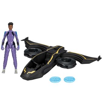 Figurine Marvel Black Panther 15 cm + Véhicule