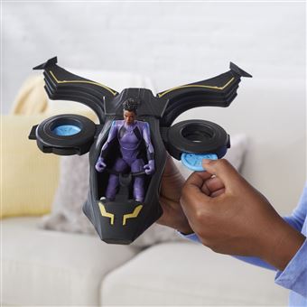 Figurine Marvel Black Panther 15 cm + Véhicule
