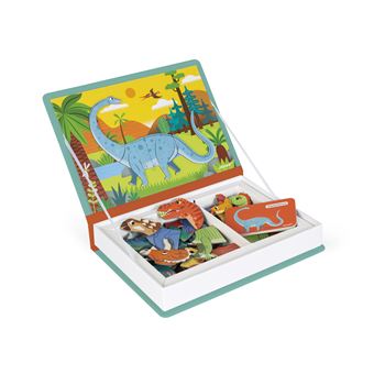 Jeu éducatif magnétique Janod Magneti'book Dinosaures