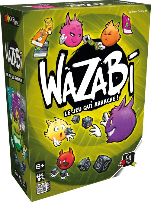 Jeu D'Ambiance Gigamic Wazabi – Jeu De Dés Dynamiques Dès 8 Ans