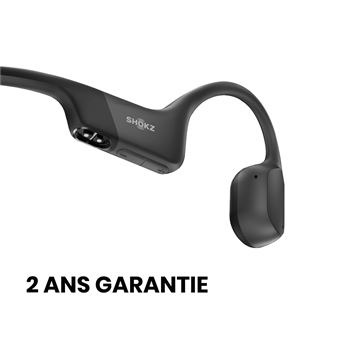 Casque audio sans fil Bluetooth Shokz OpenRun Mini avec réduction du bruit Noir