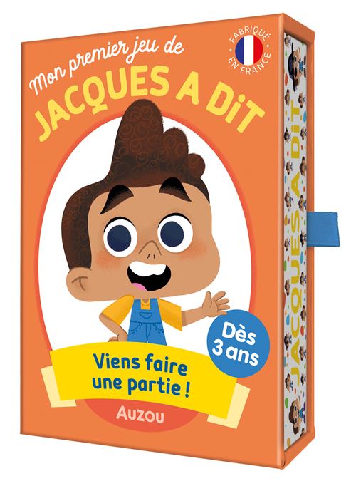Jeu d’ambiance Auzou Mon premier jeu de Jacques a dit