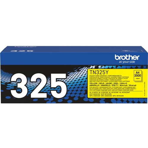 Brother TN325Y - Jaune - original - cartouche de toner - pour Brother DCP-9055CDN, DCP-9270CDN, HL-4140CN, MFC-9465CDN
