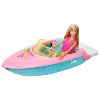 Poupée Barbie et son bateau