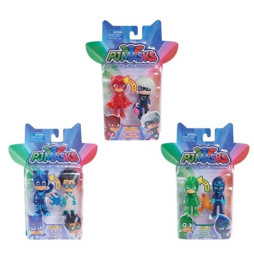 Set de 2 figurines Pyjamasques Modèle aléatoire