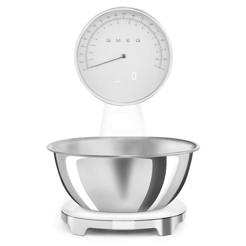 Balance De Cuisine Smeg Ksf01Whww 5Kg Blanc