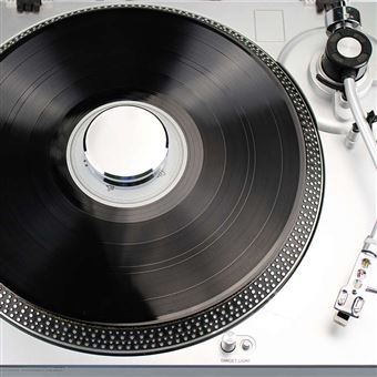 Stabilisateur De Disque Vinyle LP - Poids Métallique Noir Pour Platine Audio