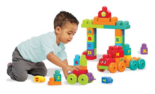 Jeu de construction Mega Bloks Le train des lettres Autres jeux de construction Achat prix fnac