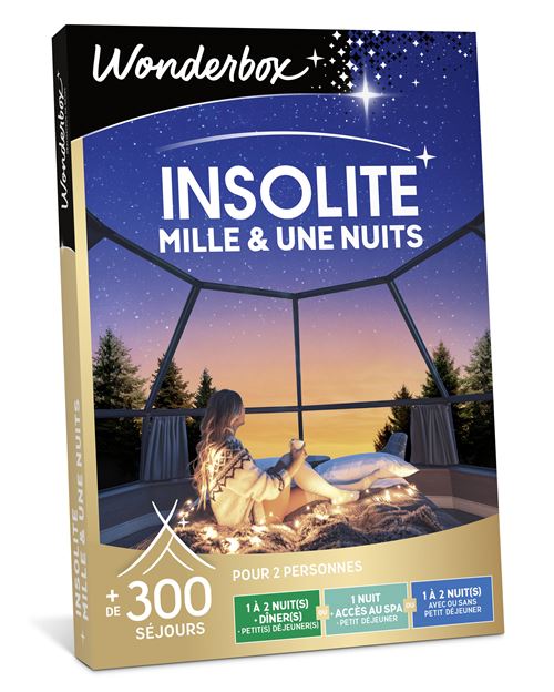 Coffret cadeau Wonderbox Insolite Mille et une nuits