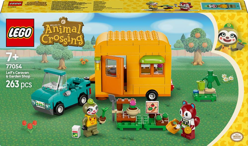 LEGO® Animal Crossing™ 77054 Caravane et stand de jardinage de Racine