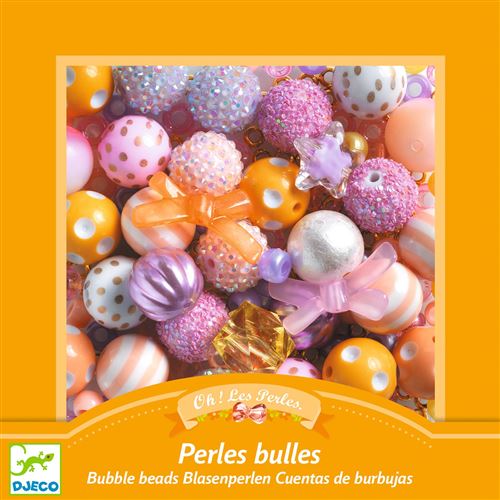 Création perle et bijou Djeco Perles bulles Or