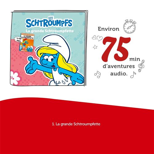 Figurines Tonies Les Schtroumpfs - 4 Personnages Avec Histoires - Compatible Toniebox (vendue Séparément)