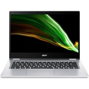 Acer Spin 1 SP114-31N - Flip-Design - Intel Pentium Silver N6000 / 1.1 GHz - Win 11 Home - UHD Graphics - 8 GB RAM - 256 GB SSD - 35.56 cm (14") Touchscreen 1920 x 1080 (Full HD) - Wi-Fi 5 - Reines Silber - kbd: Deutsch (Schweiz) - 1