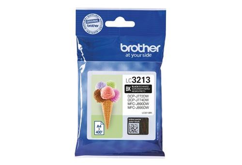 Brother LC3213BK - Noir - original - cartouche d'encre - pour Brother DCP-J572, DCP-J772, DCP-J774, MFC-J890, MFC-J895