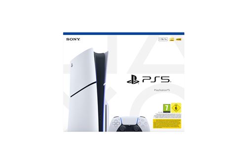 Console Sony PS5 Slim Edition Standard Blanc et Noir