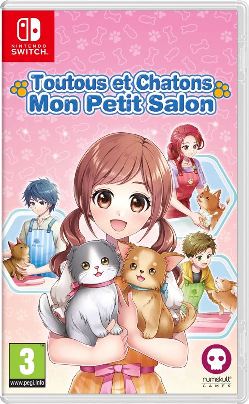 Pochette avant du jeu Toutous et Chatons Mon Petit Salon Nintendo Switch
