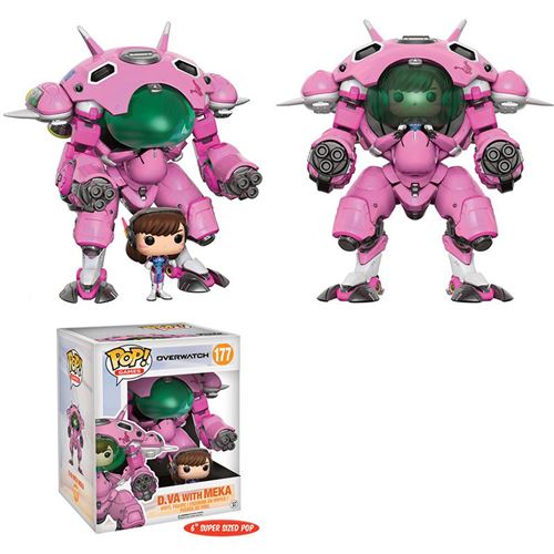 Figurine Funko Pop Games Overwatch Meka et D.Va