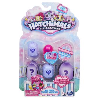 Pack 4 Hatchimal S10 Shimmer Babies Modèle aléatoire