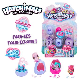 Pack 4 Hatchimal S10 Shimmer Babies Modèle aléatoire