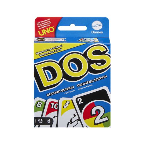 Mattel Games DOS-Seconde Édition-jeu de cartes pour les enfants et les adultes