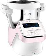 Robot cuiseur multifonction connecté Moulinex HF90E700 i Companion XL Edition Pâtisserie 1550 W Blanc et Rose