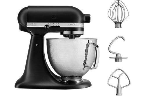 Kitchenaid Robot Pâtissier Kitchenaid® 300 W Noir Exclusivité Fnac Darty Avec Bol Martelé 5Ksm156Hmebm