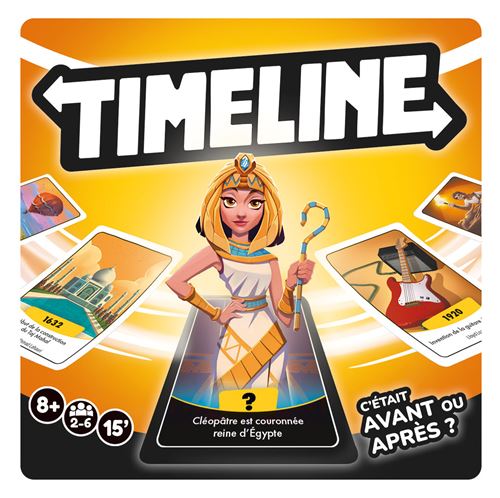 Boite de Jeu de culture générale Asmodee Timeline Clutch Box