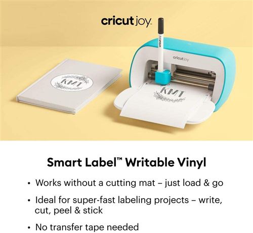 Vinyle inscriptible, Smart Label Cricut Joy 13,9 x 121,9 cm