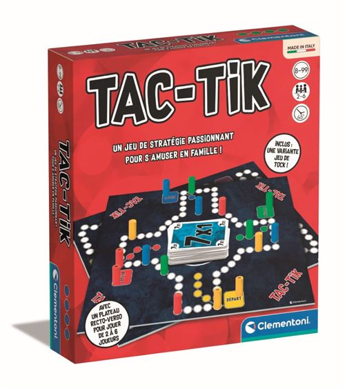 Boite de Jeu de stratégie Clementoni Tac-Tik