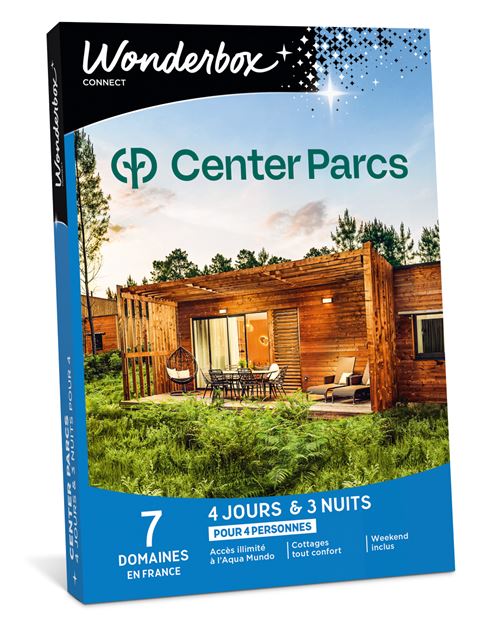 Coffret cadeau Tick'nBox Center Parcs Parenthèse en Famille