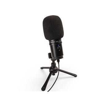 Zoom - ZDM-1PMP - Kit Podcast avec microphone, casque, trépied, câble et  bonnette anti-vent