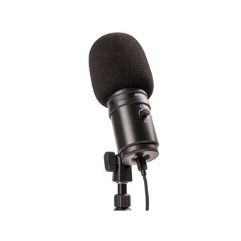 Pack Zoom ZUM-2PMP Microphone USB pour Podcast et streaming + Casque + Trépied + câble Noir