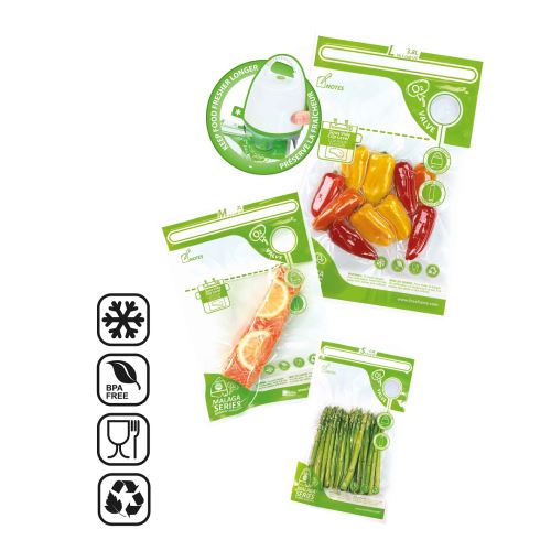 Pack FOSA 14 sacs mise sous vide FOSA et Adaptateur pour turtle