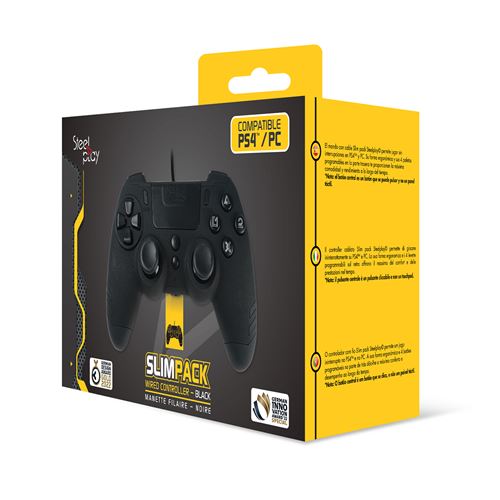 Manette Sans Fil esport FPS-200 noire pour PS4 avec 4 palettes à l