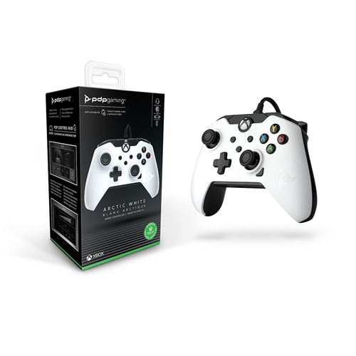 MANETTE XBOX ONE FILAIRE BLANC ARCTIQUE PDP