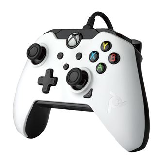 Manette filaire Pdp pour Xbox Séries X/S Blanc