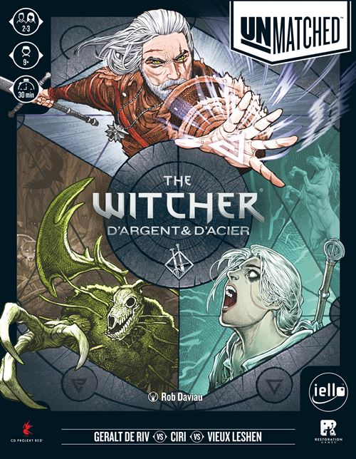 Jeu de stratégie Iello Unmatched The Witcher d' et d'Acier