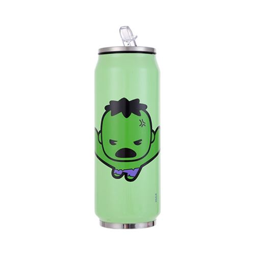 Canette isotherme Miniso Marvel Hulk 400 ml Vert