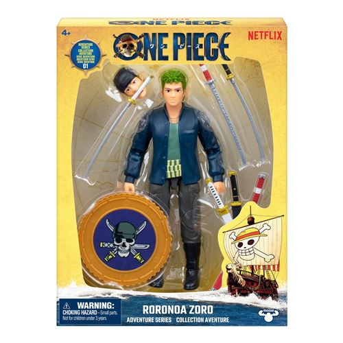 FIGURINE ARTICULEE ZORO ONE PIECE NETFLIX - vue 1