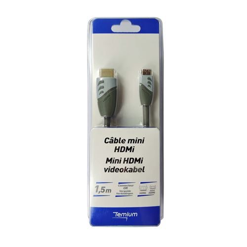 Câble Temium Mini HDMI 1.5 m
