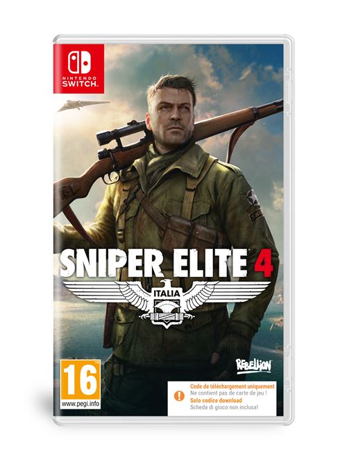 Sniper Elite 4 Code in a box Nintendo Switch