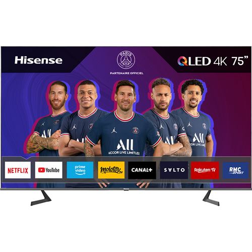 Hisense 75A7GQ QLED 75 4K UHD Smart TV Zwart