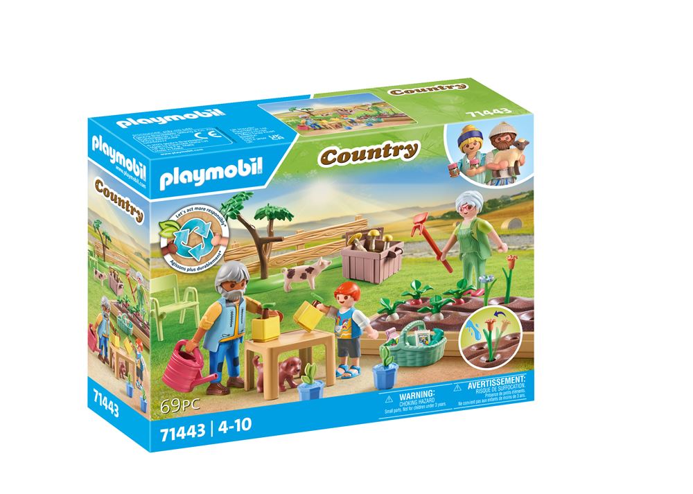 Playmobil Country 71443 Grands-parents et potager - Playmobil - Achat ...