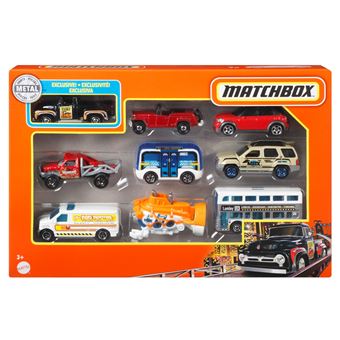 Pack de 9 véhicules Matchbox Modèle aléatoire