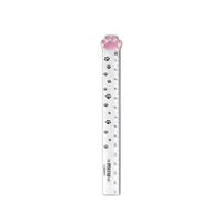 Règle Legami Chat 15 cm Rose et Bleu